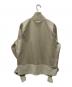 REEBOK (リーボック) naokitomizuka (ナオキトミヅカ) half zip deformed sweat shirt(ハーフ ジップ ディフォルメド スウェット シャツ) ベージュ サイズ:Free：15000円