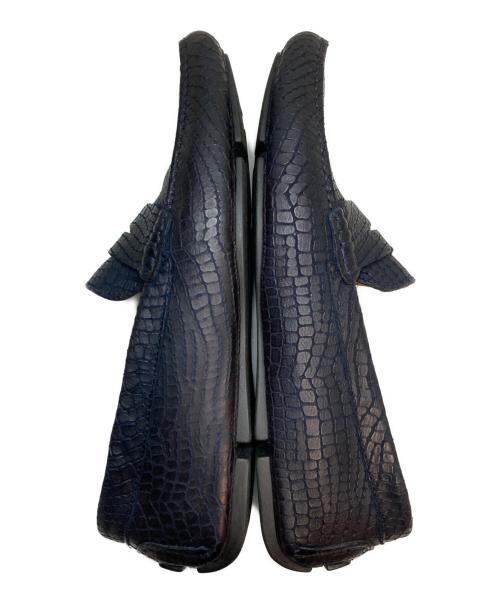 ARMANI COLLEZIONI（アルマーニ コレツィオーニ）ARMANI COLLEZIONI (アルマーニ コレツィオーニ) ドライビングシューズ ネイビー サイズ:42の古着・服飾アイテム
