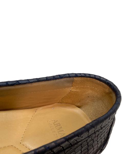 ARMANI COLLEZIONI（アルマーニ コレツィオーニ）ARMANI COLLEZIONI (アルマーニ コレツィオーニ) ドライビングシューズ ネイビー サイズ:42の古着・服飾アイテム