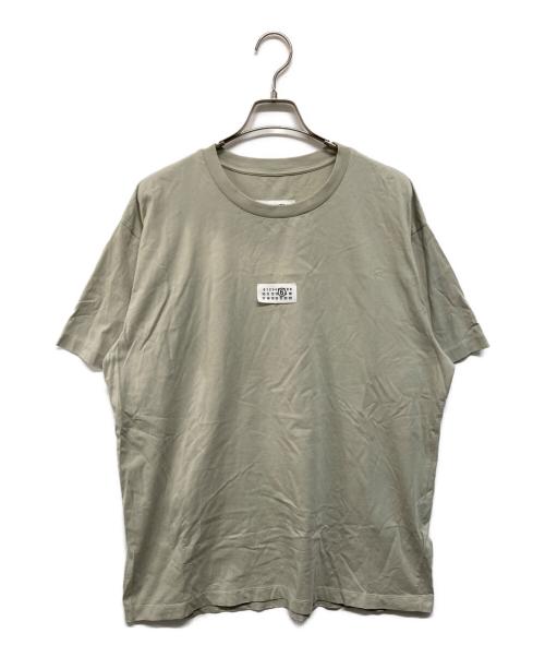 MM6 Maison Margiela（エムエムシックスメゾンマルジェラ）MM6 Maison Margiela (エムエムシックスメゾンマルジェラ) ナンバリングシグネチャーTシャツ グレー サイズ:Mの古着・服飾アイテム