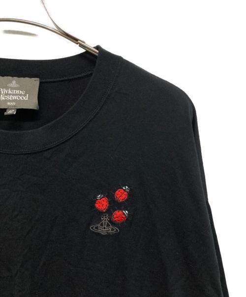 Vivienne Westwood man（ヴィヴィアン ウェストウッド マン）Vivienne Westwood man (ヴィヴィアン ウェストウッド マン) LADYBIRDS/レディバーズ リラックスTシャツ ブラック サイズ:42の古着・服飾アイテム