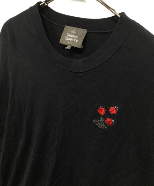 Vivienne Westwood man（ヴィヴィアン ウェストウッド マン）Vivienne Westwood man (ヴィヴィアン ウェストウッド マン) LADYBIRDS/レディバーズ リラックスTシャツ ブラック サイズ:42の古着・服飾アイテム