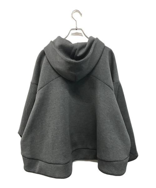 ENFOLD（エンフォルド）ENFOLD (エンフォルド) SOLID HOODIE（ソリッド フーディー） グレー サイズ:38の古着・服飾アイテム