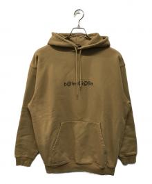 BALENCIAGA（バレンシアガ）の古着「シンボリックロゴパーカー センターロゴ フーディ　プルオーバー」｜ベージュ