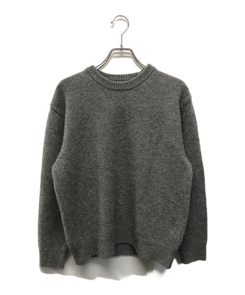 BATONER（バトナ―）BATONER (バトナ―) カシミヤニット グレー サイズ:SIZE 00の古着・服飾アイテム