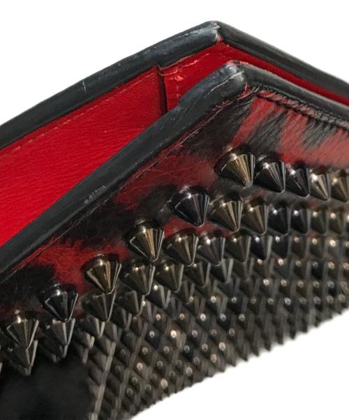 Christian Louboutin（クリスチャン・ルブタン）Christian Louboutin (クリスチャン・ルブタン) トリックトラックスモールバッグ レッド×ブラックの古着・服飾アイテム