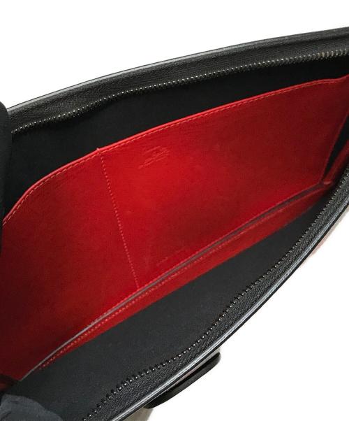 Christian Louboutin（クリスチャン・ルブタン）Christian Louboutin (クリスチャン・ルブタン) トリックトラックスモールバッグ レッド×ブラックの古着・服飾アイテム