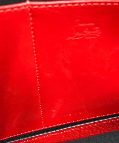 Christian Louboutin（クリスチャン・ルブタン）Christian Louboutin (クリスチャン・ルブタン) トリックトラックスモールバッグ レッド×ブラックの古着・服飾アイテム