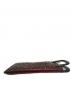 中古・古着 Christian Louboutin (クリスチャン・ルブタン) トリックトラックスモールバッグ レッド×ブラック：20000円