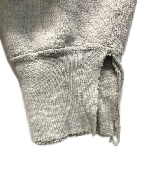Champion REVERSE WEAVE（チャンピオン リバース ウィーブ）Champion REVERSE WEAVE (チャンピオン リバース ウィーブ) 3段プリント スウェット グリーン×グレー サイズ:Lの古着・服飾アイテム