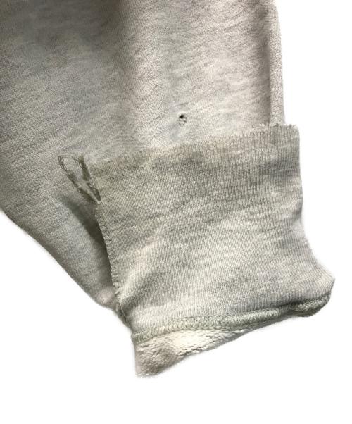 Champion REVERSE WEAVE（チャンピオン リバース ウィーブ）Champion REVERSE WEAVE (チャンピオン リバース ウィーブ) 3段プリント スウェット グリーン×グレー サイズ:Lの古着・服飾アイテム