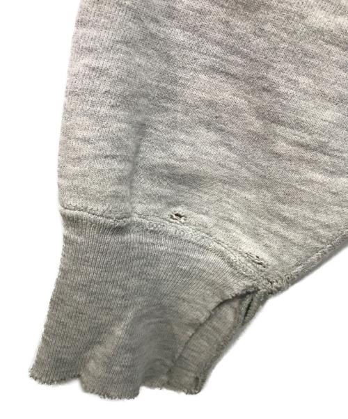 Champion REVERSE WEAVE（チャンピオン リバース ウィーブ）Champion REVERSE WEAVE (チャンピオン リバース ウィーブ) 3段プリント スウェット グリーン×グレー サイズ:Lの古着・服飾アイテム