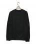 MONCLER (モンクレール) FELPA GIROCOLLO(フェルパ ジロコッロ)フロッキーロゴスウェット ブラック サイズ:M：32000円