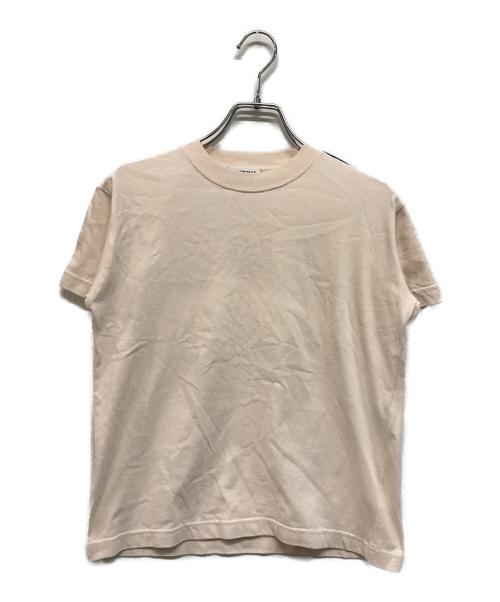 BALENCIAGA（バレンシアガ）BALENCIAGA (バレンシアガ) ビッグロゴタブタイトクルーネックTシャツ ピンク サイズ:Sの古着・服飾アイテム