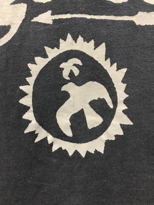 Hanes（ヘインズ）Hanes (ヘインズ) goro's 90’SゴローズプリントTシャツ　ロゴTシャツ ブラック×グレー サイズ:Lの古着・服飾アイテム
