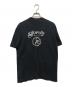 Hanes（ヘインズ）の古着「goro's 90’SゴローズプリントTシャツ　ロゴTシャツ」｜ブラック×グレー