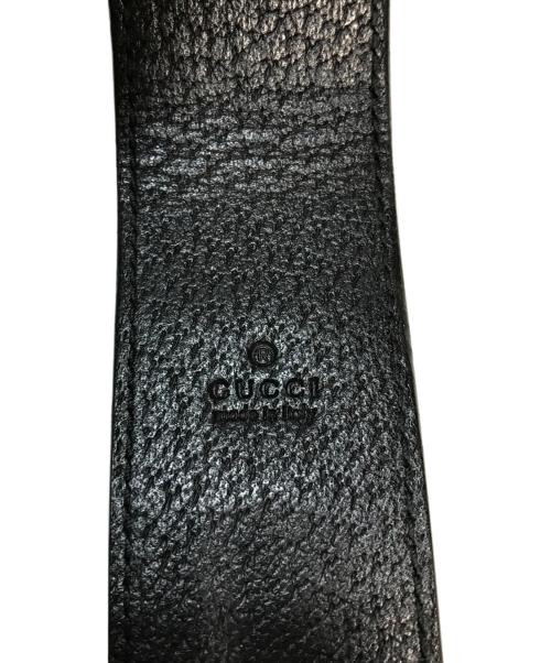 GUCCI（グッチ）GUCCI (グッチ) アニマリエレザー マネークリップ ブラックの古着・服飾アイテム