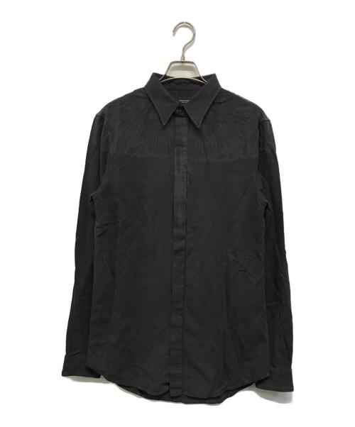 MARCELO BURLON（マルセロバーロン）MARCELO BURLON (マルセロバーロン) HOYADA SHIRT(ホヤダ シャツ) モード ブラック サイズ:S 未使用品の古着・服飾アイテム