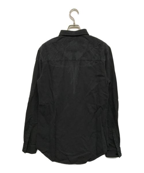 MARCELO BURLON（マルセロバーロン）MARCELO BURLON (マルセロバーロン) HOYADA SHIRT(ホヤダ シャツ) モード ブラック サイズ:S 未使用品の古着・服飾アイテム