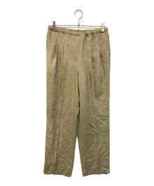 LUDLOW（ラドロー）の古着「Pepe Pant ウールリネンパンツ」｜ベージュ