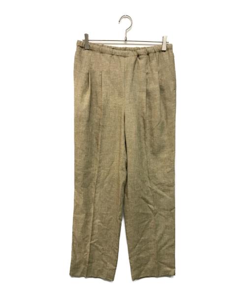 LUDLOW（ラドロー）LUDLOW (ラドロー) Pepe Pant ウールリネンパンツ ベージュ サイズ:1 未使用品の古着・服飾アイテム