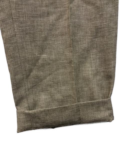 LUDLOW（ラドロー）LUDLOW (ラドロー) Pepe Pant ウールリネンパンツ ベージュ サイズ:1 未使用品の古着・服飾アイテム