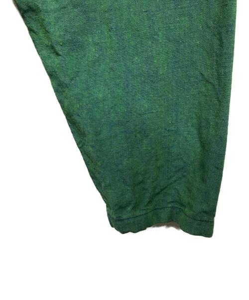 MISSING（ミッシング）MISSING (ミッシング) アイリッシュ リネンジャケット MADE IN ENGLAND 英国製 グリーン サイズ:Lの古着・服飾アイテム
