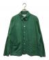 MISSING（ミッシング）の古着「アイリッシュ リネンジャケット MADE IN ENGLAND 英国製」｜グリーン
