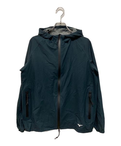 MIZUNO（ミズノ）MIZUNO (ミズノ) MARGARET HOWELL (マーガレットハウエル) ライトナイロンリップストップ ジップアップパーカー　テック アウトドア ネイビー サイズ:Mの古着・服飾アイテム