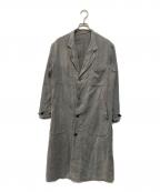 FOR black chambray atlier coatフォー ブラック シャンブレー アトリエ コート）の古着「40’S~ アトリエコート EURO vintage 黒シャン 」｜グレー