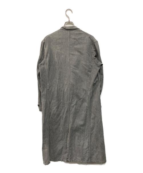 FOR black chambray atlier coat（フォー ブラック シャンブレー アトリエ コート）FOR black chambray atlier coat (フォー ブラック シャンブレー アトリエ コート) 40’S~ アトリエコート EURO vintage 黒シャン  グレー サイズ:不明の古着・服飾アイテム
