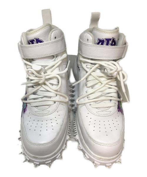 NIKE（ナイキ）NIKE (ナイキ) OFFWHITE (オフホワイト) Air Force 1 Mid Graffiti ホワイト サイズ:27cmの古着・服飾アイテム