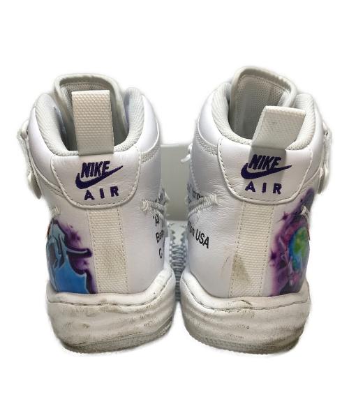 NIKE（ナイキ）NIKE (ナイキ) OFFWHITE (オフホワイト) Air Force 1 Mid Graffiti ホワイト サイズ:27cmの古着・服飾アイテム