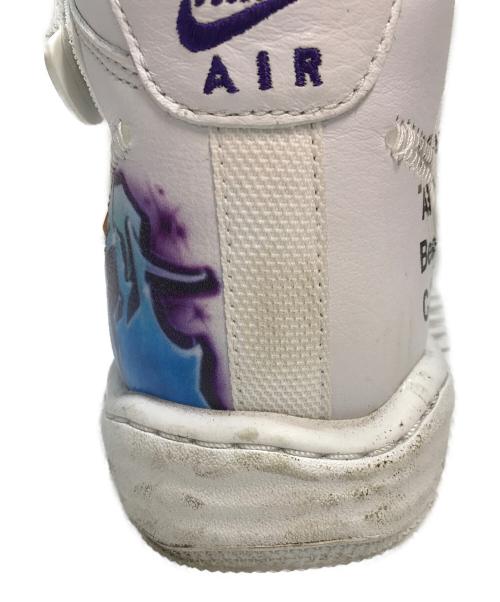 NIKE（ナイキ）NIKE (ナイキ) OFFWHITE (オフホワイト) Air Force 1 Mid Graffiti ホワイト サイズ:27cmの古着・服飾アイテム