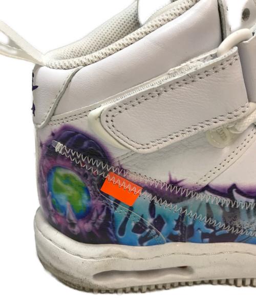 NIKE（ナイキ）NIKE (ナイキ) OFFWHITE (オフホワイト) Air Force 1 Mid Graffiti ホワイト サイズ:27cmの古着・服飾アイテム