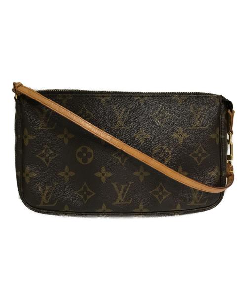 LOUIS VUITTON（ルイ ヴィトン）LOUIS VUITTON (ルイ ヴィトン) ポシェット・アクセソワール ショルダーバッグ ブラウンの古着・服飾アイテム
