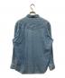 AURALEE (オーラリー) SELVEDGE SUPER LIGHT DENIM SHIRT(セルビッジ スーパー ライト デニム シャツ) 日本製 ドメス ブルー サイズ:SIZE 3：18000円