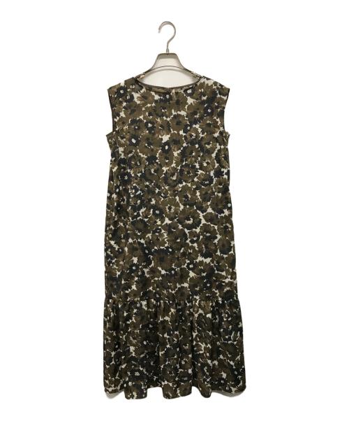 UNTITLED（アンタイトル）UNTITLED (アンタイトル) フラワープリントワンピース ブラウンの古着・服飾アイテム
