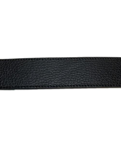 GUCCI（グッチ）GUCCI (グッチ) リバーシブルレザーベルト イタリア製 インターロッキングG ブラウン×ブラックの古着・服飾アイテム