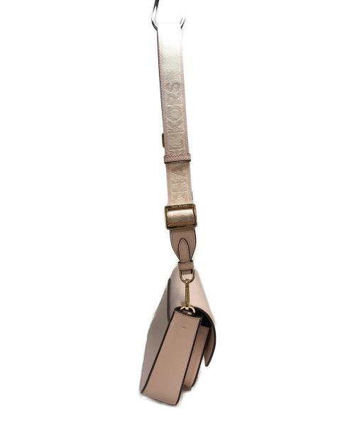 MICHAEL KORS（マイケルコース）MICHAEL KORS (マイケルコース) SLOAN WDITOR MD FLAP MESSENGER/スローン エディター ミディアム フラップ メッセンジャーバッグ ピンクの古着・服飾アイテム