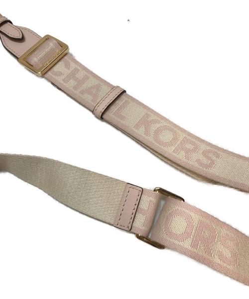MICHAEL KORS（マイケルコース）MICHAEL KORS (マイケルコース) SLOAN WDITOR MD FLAP MESSENGER/スローン エディター ミディアム フラップ メッセンジャーバッグ ピンクの古着・服飾アイテム