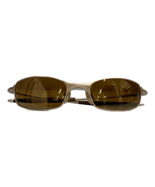 OAKLEY（オークリー）OAKLEY (オークリー) 00’S Square Wire 2.0 サングラス スクエアワイヤー Y2K テック ブラウンの古着・服飾アイテム
