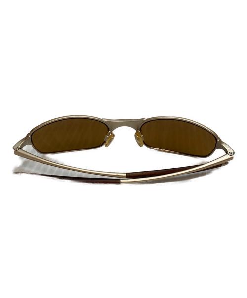 OAKLEY（オークリー）OAKLEY (オークリー) 00’S Square Wire 2.0 サングラス スクエアワイヤー Y2K テック ブラウンの古着・服飾アイテム