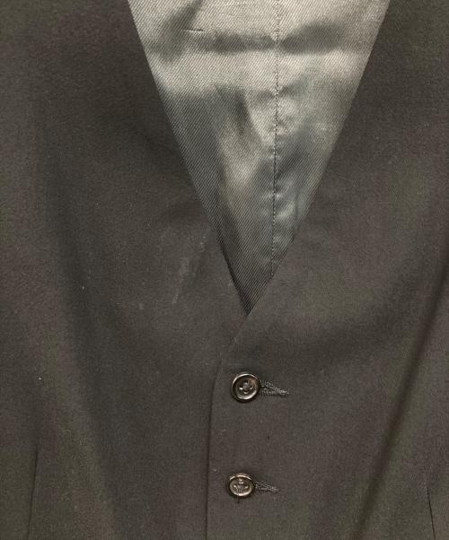 ANN DEMEULEMEESTER（アンドゥムルメステール）ANN DEMEULEMEESTER (アンドゥムルメステール) 切替ジレ ドレス モード ブラック サイズ:SIZE 36の古着・服飾アイテム
