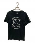 NUMBER (N)INEナンバーナイン）の古着「エンブレムTシャツ Y2K 日本製」｜ブラック