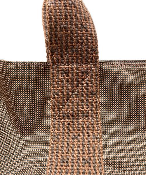 HERMES（エルメス）HERMES (エルメス) カバス  トートバッグ エールライン フランス製 ブラウンの古着・服飾アイテム