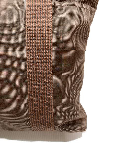 HERMES（エルメス）HERMES (エルメス) カバス  トートバッグ エールライン フランス製 ブラウンの古着・服飾アイテム