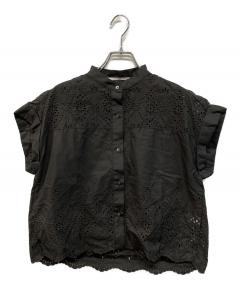 中古・古着通販】ticca (ティッカ) レース フレンチスリーブ シャツ