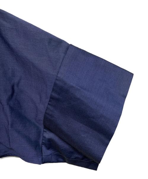 ticca（ティッカ）TICCA (ティッカ) テントラインシャツワンピース 比翼仕立て ネイビー サイズ:Freeの古着・服飾アイテム