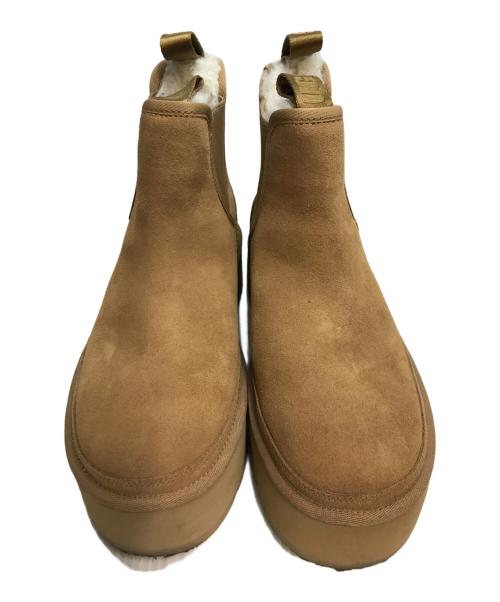 UGG（アグ）UGG (アグ) Neumel Platform Chelsea/「ニューメル プラットフォーム チェルシー サイドゴアブーツ ブラウン サイズ:SIZE 25cmの古着・服飾アイテム
